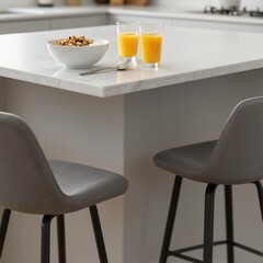 Kitchen Island Breakfast