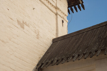 View of part of walls of Rostov kremlin
