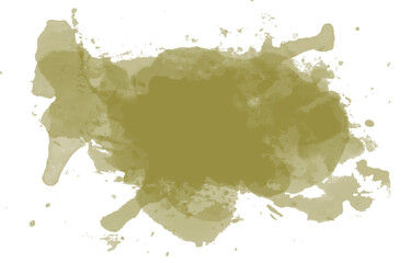 Fototapeta premium Abstract hand drawn colorful watercolor stain with paint splashes. Artistic original creative background