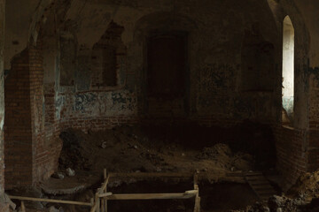 abandoned Boris and Gleb temple