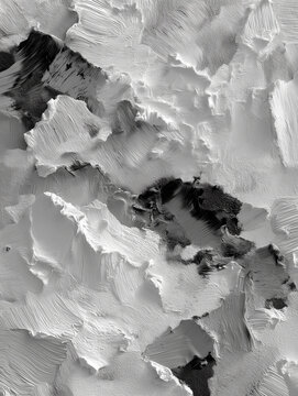 Relief monochrome aux stries denses et ondulations &eacute;paisses cr&eacute;ant un mouvement. G&eacute;n&eacute;r&eacute; par IA.