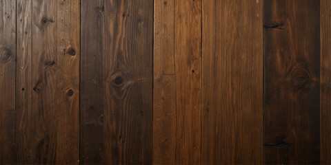 Fototapeta premium Brown wooden plank texture background. Light texture of wooden board. 