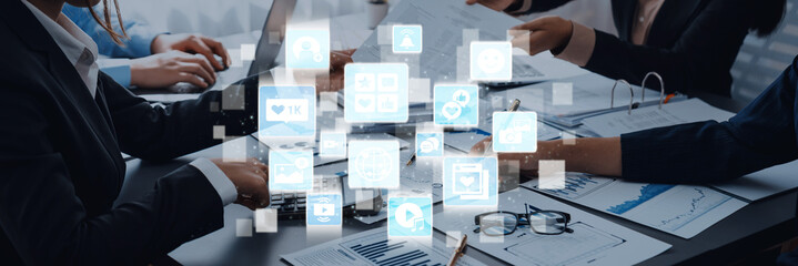 Concept of social media revolutionizes digital communication. This platform enables global connectivity, enhancing social media strategies for effective marketing and engagement. Entice