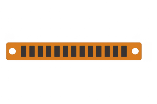 Harmonica music instrument for blues and folk playing