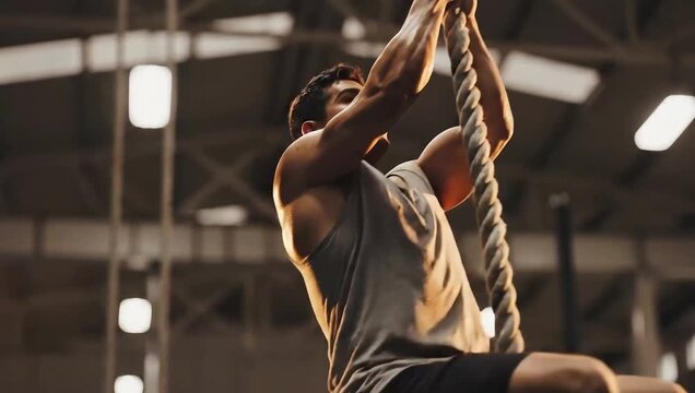 Rope climbing workout: build strength and endurance with this intense fitness challenge for athletes