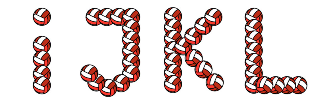 Rope-styled letters I, J, K, and L with twisted braided pattern. Great for craft-themed visuals, fun typography sets, kids graphics, and nautical-inspired layouts