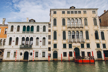 Historical Venetian buildings flanking a calm canal