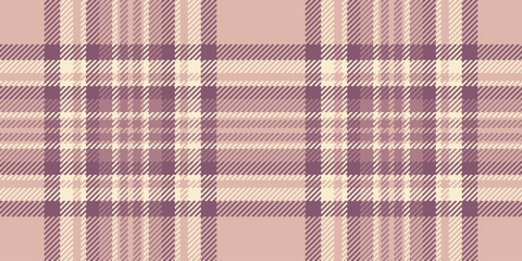 Classic tartan plaid pattern in mauve and cream tones. Ideal for textile designs, backgrounds, apparel, or cozy themed projects. Timeless, elegant style.