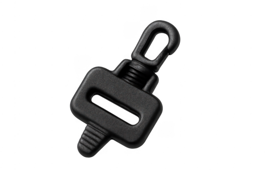 Black plastic swivel snap hook clip fastener