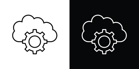 Devops icon In Trendy Design Vector Eps 10