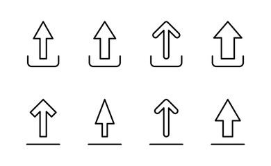 Upload icon vector. load data sign and symbol