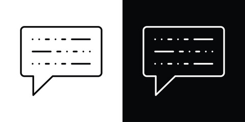 Morse code icon In Trendy Design Vector Eps 10 © Witty