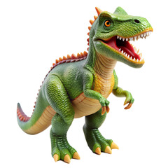 Obraz premium Toy Dinosaur Isolated on Transparent Background