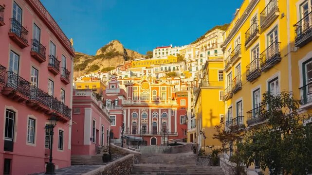 scenic view of guanajuato city in mexico video