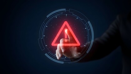 A glowing blue cloud computing symbol with intricate circuitry, emitting digital rain onto a futuristic platform.