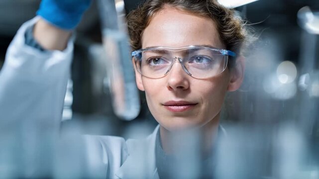 Scientist analyzing rapid prototyping results of newly developed copper alloys for improved conductivity and durability.