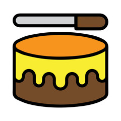 Cake and Knife Icon