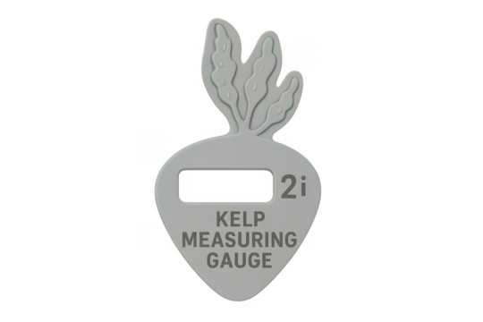 Kelp measuring gauge promoting sustainable harvesting practices