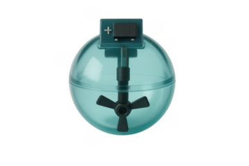 Modern kitchen spice grinder with transparent housing