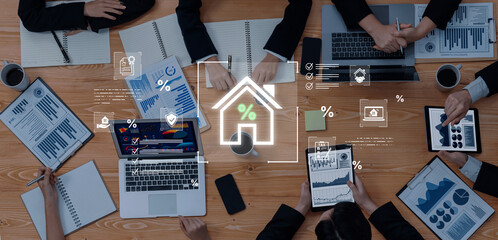 The process of home ownership in the real estate market. This includes mortgage rates, property tax, contracts, and compliance checks for a successful property investment. Fermion