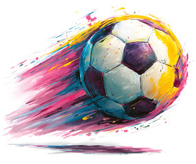 Soccer football moving swoosh elements, dynamic sport sign. Vector