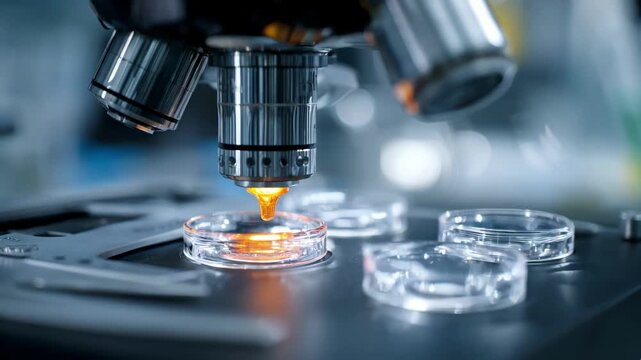 Medium shot of lab equipment demonstrating conductive nanofilms showcasing precision and innovative methods for enhancing material durability and performance.