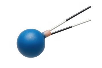 Ntc thermistor temperature sensor on transparent background