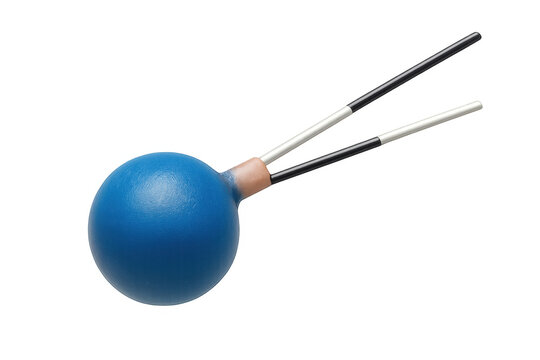 Ntc thermistor temperature sensor on transparent background