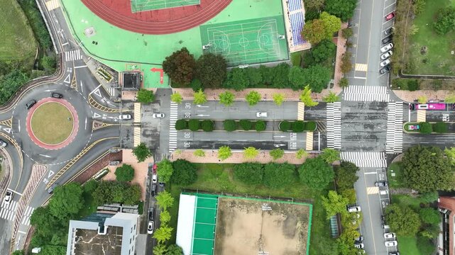 Aviation video of Dongguk University in Gyeongju