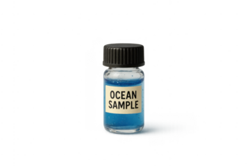 Ocean sample vial for marine biology research