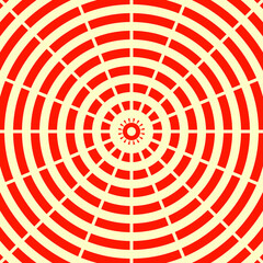 Seamless pattern. Circles ornament. Rings background. Linear wallpaper. Modern motif. Geometrical backdrop. Circle shapes digital paper. Ring figures web designing. Ethnic textile print. Vector