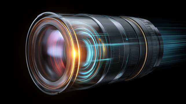 futuristic camera lenses
