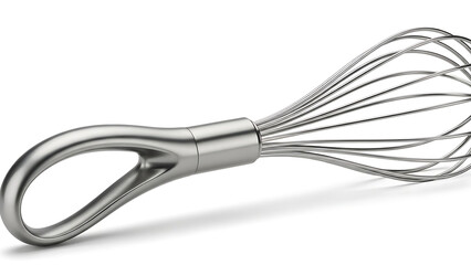Modern Silver Whisk for Baking and Cooking Kitchen Tool