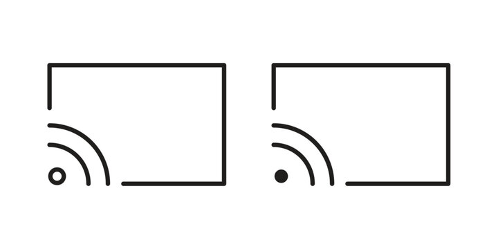 Screencast icon for your website design, logo, app, UI. EPS10