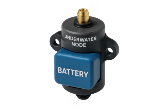 Underwater node battery pack component technology