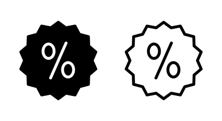 Obraz premium Discount icon symbol for apps and websites. Discount tag sign and symbol
