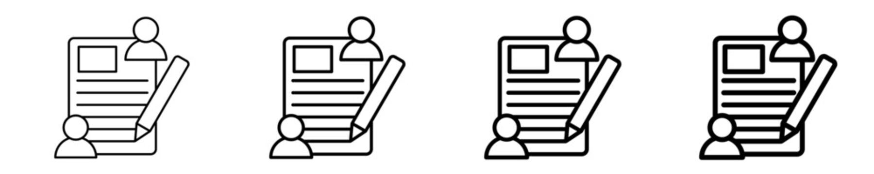 Client Brief  Icon Set Different Style Collection
