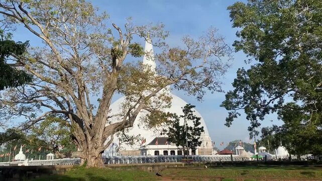 Ruwanweli Maha Seya stupa in Anuradhapura Sri Lanka