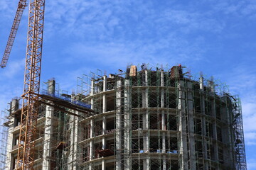 Tower Crane at Structural Framework Stage