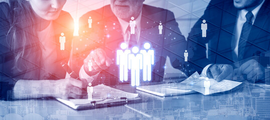 Global human network and workforce distribution highlight human, network, and global presence through digital connection and team coordination Vouch