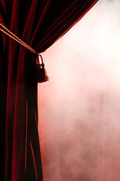 Red velvet curtains #1