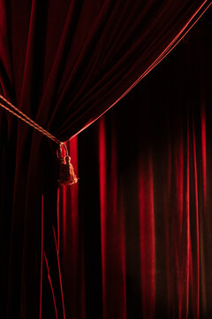 Red velvet curtains #3