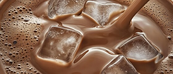 Creamy iced beverage