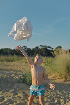 Boy on a beach