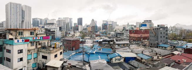 Euljiro Cityscape Panorama