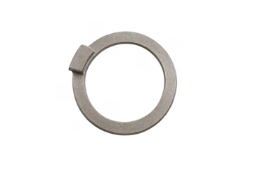 Metal tab washer keeping fasteners secure isolated