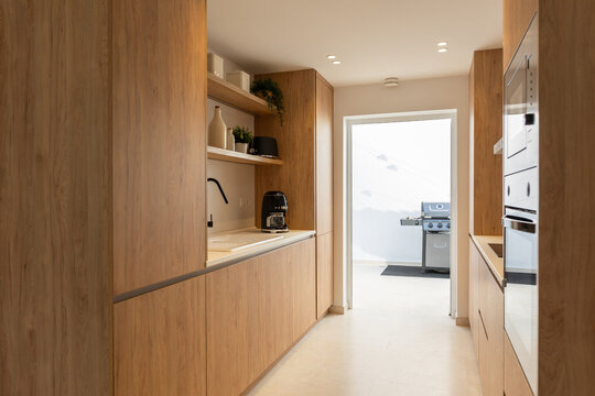 a modern kitchen sink