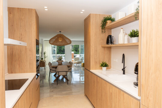 a modern kitchen sink