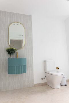a modern bathroom