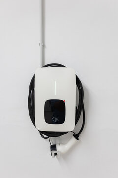 an electric car charging base
